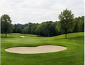 Golf course and bunker