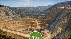 Open-pit quarry